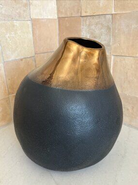 Metallic glaze Waci Sabi Vase